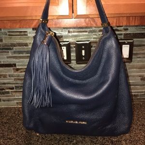 Navy Blue Michael Kors leather purse